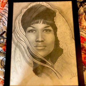Aretha Franklin Portrait